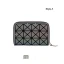 Mode Multi-Kleuren Lichtgevend Geometrische Vierkante Portemonnee 2021 PU Holografisch Reflecterend Dames Tassen