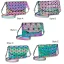 Rainbow Multi-Colors Luminous Geometric Square Messenger Bag Shoulder Bags 2021 PU Holographic Reflective Women's Bags