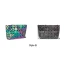 Fashion Multi-Colors Luminous Geometric Square Shoulder Bags Messenger Bag 2021 PU Reflective Holographic Street Wear Women's Bags