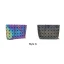 Fashion Multi-Colors Luminous Geometric Square Shoulder Bags Messenger Bag 2021 PU Reflective Holographic Street Wear Women's Bags