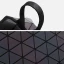 Eye-catching Multi-Colors Luminous Geometric Backpacks 2021 PU Reflective Holographic Street Wear Women's Bags