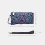 Lichtgevend Geometrische Multi-Kleuren Vierkante Portemonnee 2021 PU Reflecterend Holografisch Dames Tassen