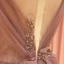 High End Rosa Durchsichtige Ballkleider 2021 A Linie Eckiger Ausschnitt Kurze Ärmel Perlenstickerei Sweep / Pinsel Zug Rüschen Festliche Kleider