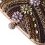 Mode Marron Faux Diamant Carrés Pochettes 2021