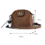 Vintage Brun Messenger Veske 2021 PU Casual Damer Vesker