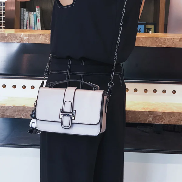 Lovely White Square Handbag Messenger Bag 2021 PU Casual Women's Bags