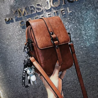 Mode Marron Carrés Sac De Messager 2021 Pu Désinvolte Sacs Pour Femmes