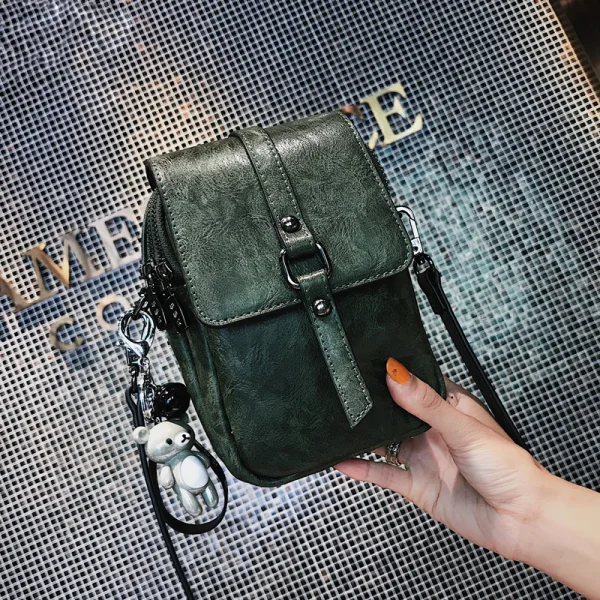 Fashion Brown Square Messenger Bag 2021 PU Casual Women's Bags