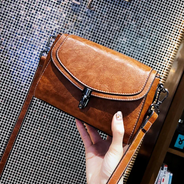 Fashion Green Square Messenger Bag 2021 PU Women's Bags