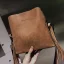 Fashion Brown Suede Square Messenger Bag 2021 Tassel Casual Women's Bags