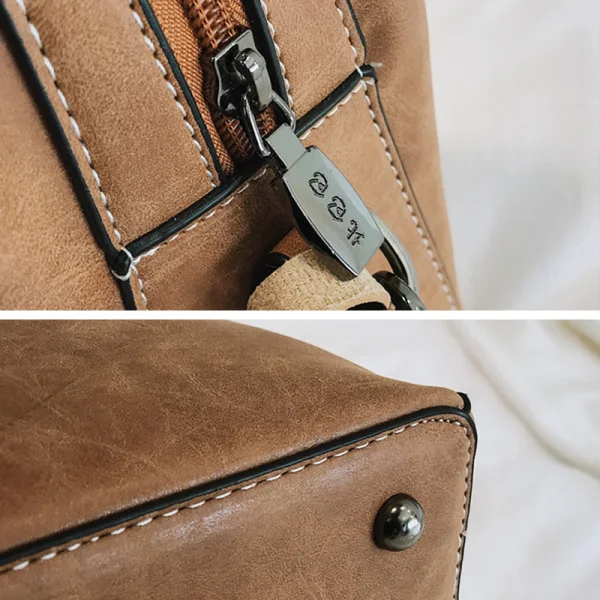 Fashion Brown Suede Square Messenger Bag 2021 Tassel Casual Women's Bags