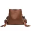 Fashion Brown Suede Square Messenger Bag 2021 Tassel Casual Women's Bags