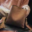 Fashion Brown Suede Square Messenger Bag 2021 Tassel Casual Women's Bags
