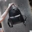 Mode Noire Sacs à dos 2021 PU Rivet Sacs Pour Femmes