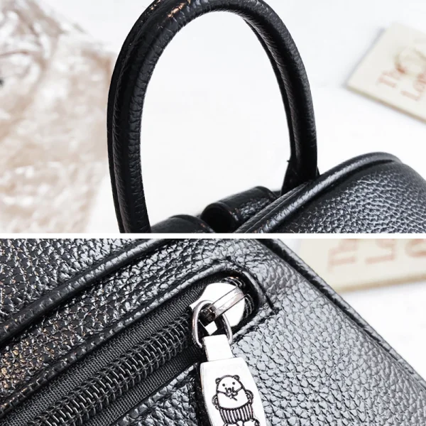 Mode Noire Sacs à dos 2021 PU Rivet Sacs Pour Femmes
