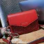 Chic / Belle Rouge Carrés Sac de messager 2021 Glitter Sacs Pour Femmes