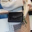 Chic / Belle Rouge Carrés Sac de messager 2021 Glitter Sacs Pour Femmes