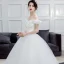 Affordable Ivory Corset Wedding Dresses 2019 Ball Gown Off-The-Shoulder Short Sleeve Backless Floor-Length / Long Ruffle
