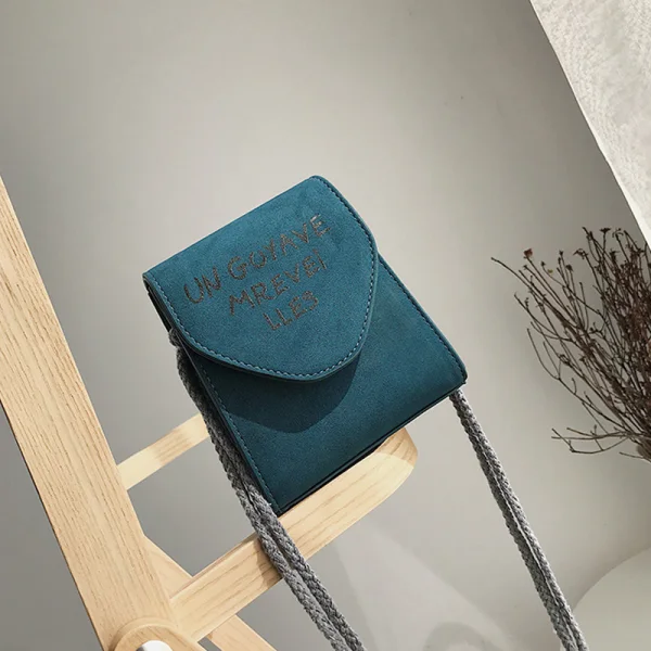 Modest / Simple Vintage / Retro Blushing Pink Suede Square Messenger Bag 2021 Casual Women's Bags