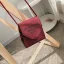 Modest / Simple Vintage / Retro Blushing Pink Suede Square Messenger Bag 2021 Casual Women's Bags