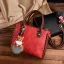 Vintage / Retro Burgundy Square Messenger Bag Handbag 2021 PU Women's Bags