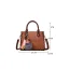 Vintage / Retro Burgundy Square Messenger Bag Handbag 2021 PU Women's Bags