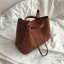 Modest / Simple Fashion Brown Shoulder Bags Handbag 2021 PU Women's Bags