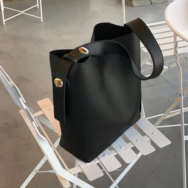 Simple Marron Carrés Sacs à bandoulière 2021 PU Sacs Pour Femmes