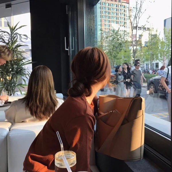 2 pièces Beige Portefeuille Sacs à bandoulière 2021 PU Sacs Pour Femmes
