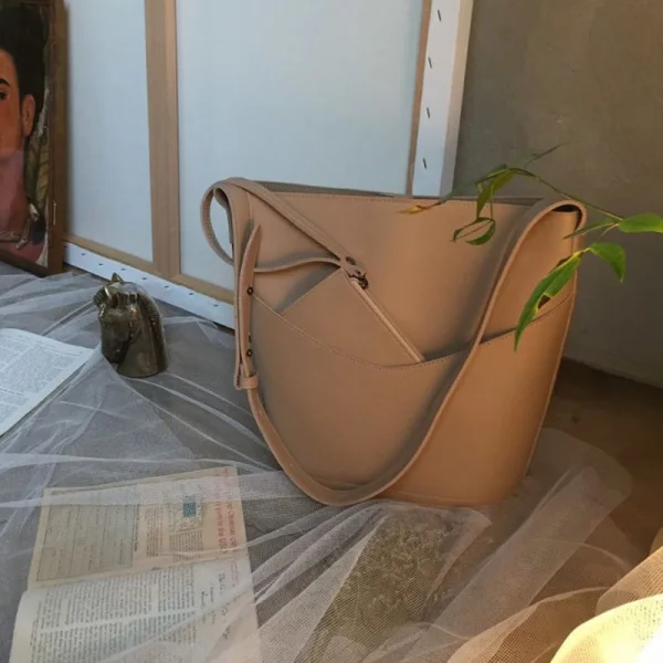 2 pièces Beige Portefeuille Sacs à bandoulière 2021 PU Sacs Pour Femmes