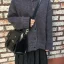Vintage / Retro Brown Square Satchel Messenger Bag 2021 PU Women's Bags