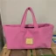 Modest / Simple Candy Pink Suede Shopping Bag Shoulder Bags 2021 Casual Women's Bags
