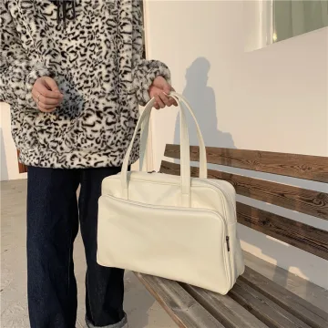 Sencillos Blanco Cuadradas Bolsas De Hombro 2021 Pu Casual Bolsos De Mujer