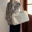 Modest / Simple White Square Shoulder Bags 2021 PU Casual Women's Bags