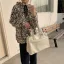 Modest / Simple White Square Shoulder Bags 2021 PU Casual Women's Bags