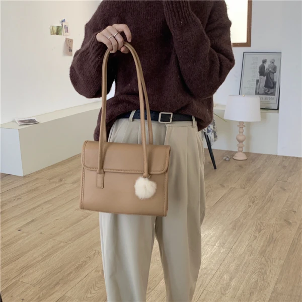 Modest / Simple Square Shoulder Bags 2021 PU Casual Women's Bags