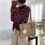 Modest / Simple Square Shoulder Bags 2021 PU Casual Women's Bags