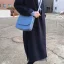 Modest / Simple Navy Blue Square Crossbody Bags Messenger Bag 2021 PU Women's Bags