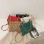 Chic / Beautiful Square Braid Crossbody Bags Messenger Bag Shoulder Bags 2021 PU Women's Bags