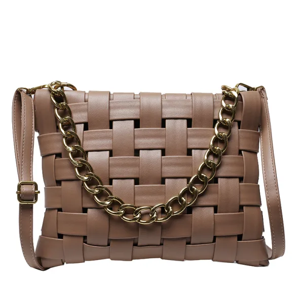 Chic / Beautiful Square Braid Crossbody Bags Messenger Bag Shoulder Bags 2021 PU Women's Bags
