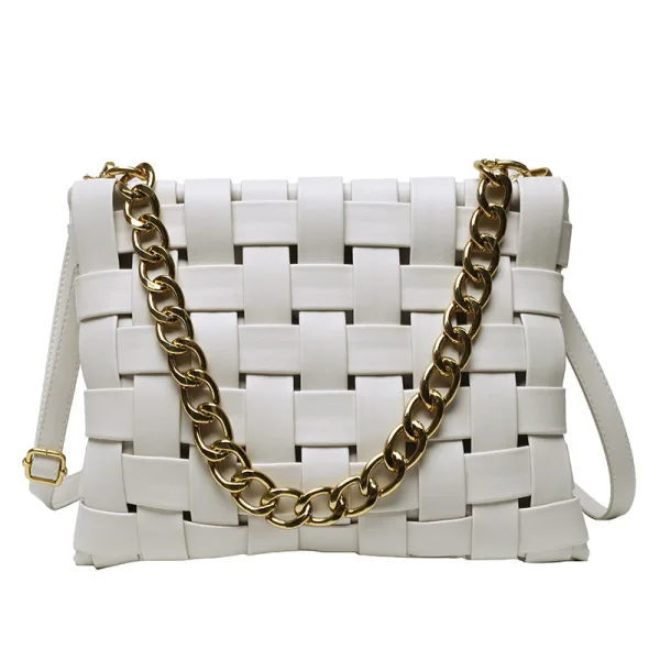 Chic / Beautiful Square Braid Crossbody Bags Messenger Bag Shoulder Bags 2021 PU Women's Bags