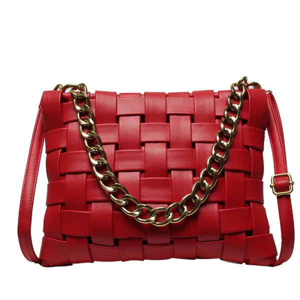 Chic / Beautiful Square Braid Crossbody Bags Messenger Bag Shoulder Bags 2021 PU Women's Bags