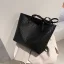 Schlicht Braun Quadratische Flechten Einkaufstasche Schultertaschen 2021 PU Freizeit Damentaschen