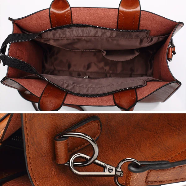 Fashion Brown Square Shoulder Bags Handbag 2021 PU Casual Women's Bags