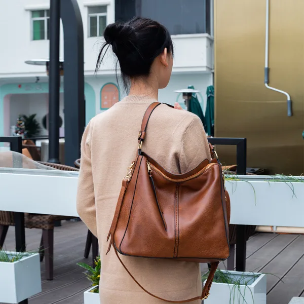 Moda Brązowy Torby Crossbody Torby naramienne 2021 PU Przypadkowy Torby Damskie