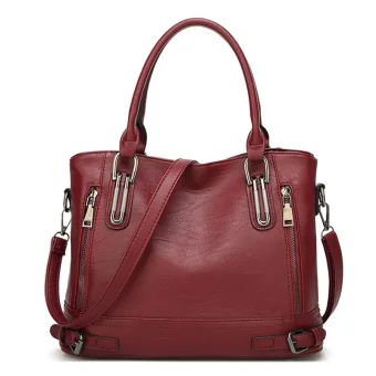 Burgundy Square Crossbody Bags Messenger Bag Shoulder Bags 2021 Pu Women S Bags