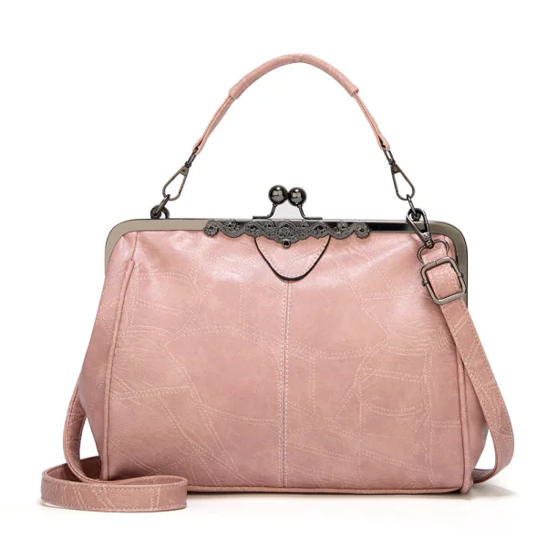 Vintage / Retro Brown Square Shoulder Bags Handbag 2021 PU Casual Women's Bags