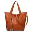 Fashion Burgundy Square Braid Shoulder Bags 2021 PU Tassel Women's Bags