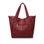 Fashion Burgundy Square Braid Shoulder Bags 2021 PU Tassel Women's Bags