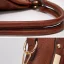 Enkel Brun Skulderveske Crossbody Vesker Messenger Veske 2021 PU Damer Vesker